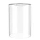 YANSUN 5.5 in. H Clear Glass Round Lamp Shade Replacement Cover for Flush Mount Ceiling Light Fixtures