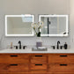 YANSUN 48" x 36" LED Bathroom Mirror Vanity Light with Anti-Fog, Touch Sensor, Dimmable & Color Changing Light ????¡§??C Frameless Modern Vanity Wall Mirror