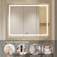YANSUN 48" x 36" LED Bathroom Mirror Vanity Light with Anti-Fog, Touch Sensor, Dimmable & Color Changing Light ????¡§??C Frameless Modern Vanity Wall Mirror