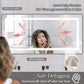 YANSUN 72" x 36" LED Bathroom Mirror with Anti-Fog, Dimmable & Color Changing Light ????¡§??C Modern Frameless Vanity Wall Mirror