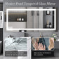 YANSUN 72" x 36" LED Bathroom Mirror with Anti-Fog, Dimmable & Color Changing Light ????¡§??C Modern Frameless Vanity Wall Mirror