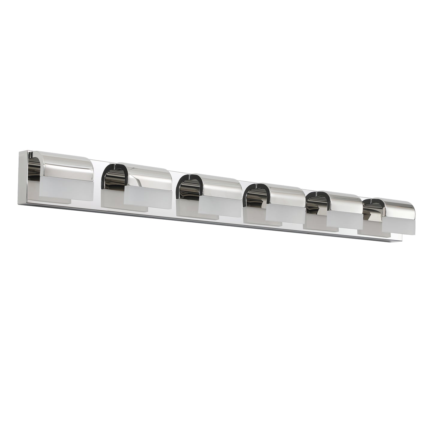 YANSUN Modern Bathroom Vanity Lighting 6-Light LED Vanity Lights Over Mirror Bath Wall Lighting