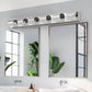 YANSUN Modern Bathroom Vanity Lighting 6-Light LED Vanity Lights Over Mirror Bath Wall Lighting
