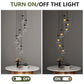 YANSUN 17.7 in. Black Modern 7-Light Cluster Pendant Light with Adjustable Braided Rope Cords and Raindrop Glass Shades (Copy)