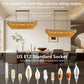 YANSUN 54in. Black Rectangular Chandelier 12-Light 4-Tier Smoke Glass Modern Pendant for Dining Room Kitchen Island Foyer (Bulb not included)