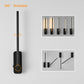 YANSUN Wireless LED Picture Light with Remote Control Magnetic Clip-On Wall Light 3CCT Dimmable Black Art Lighting Fixture for Bedroom Gallery Decor