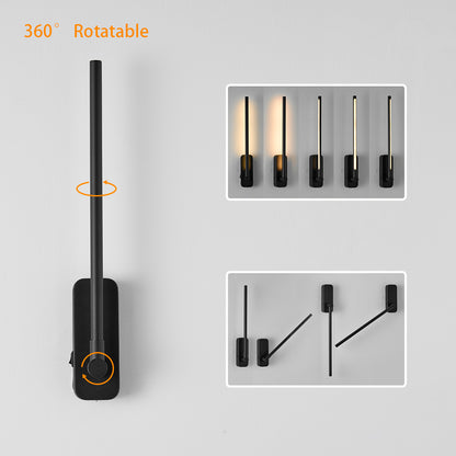 YANSUN Wireless LED Picture Light with Remote Control Magnetic Clip-On Wall Light 3CCT Dimmable Black Art Lighting Fixture for Bedroom Gallery Decor