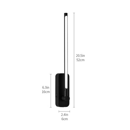 YANSUN Wireless LED Picture Light with Remote Control Magnetic Clip-On Wall Light 3CCT Dimmable Black Art Lighting Fixture for Bedroom Gallery Decor