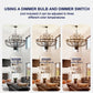 YANSUN Industrial Black Chandelier Rustic Vintage 33-Light Candle Style E12 Pendant for Dining Room Kitchen Island Living Room