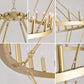 YANSUN Large 70.87" Farmhouse Wagon Wheel Chandelier, 60 Lights, Gold Finish, Adjustable Height, E12 Bulbs, Ideal for Dining Rooms & Living Spaces