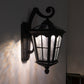 YANSUN Outdoor Wall Light IP65 Waterproof Aluminum LED Sconce 3000K-6000K Adjustable CCT Exterior Wall Lamp for Patio Porch Garden Gate Corridor
