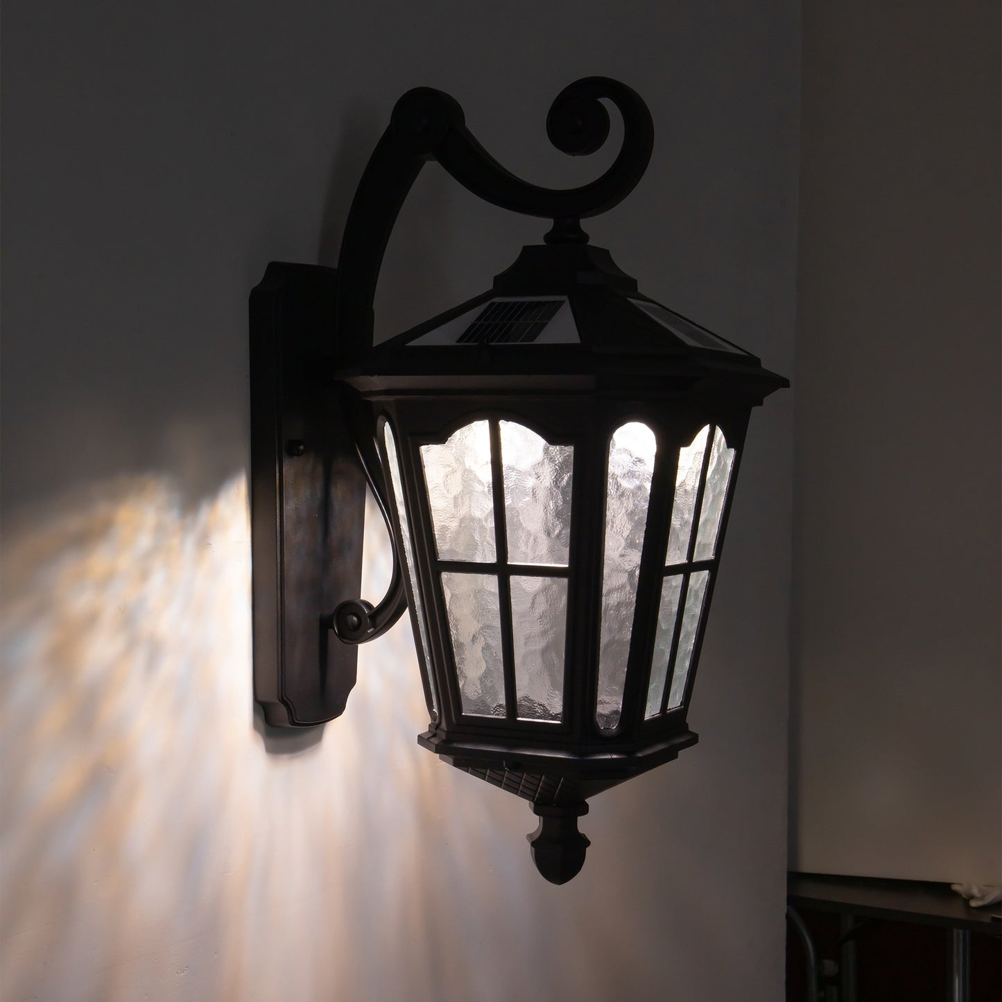 YANSUN Outdoor Wall Light IP65 Waterproof Aluminum LED Sconce 3000K-6000K Adjustable CCT Exterior Wall Lamp for Patio Porch Garden Gate Corridor