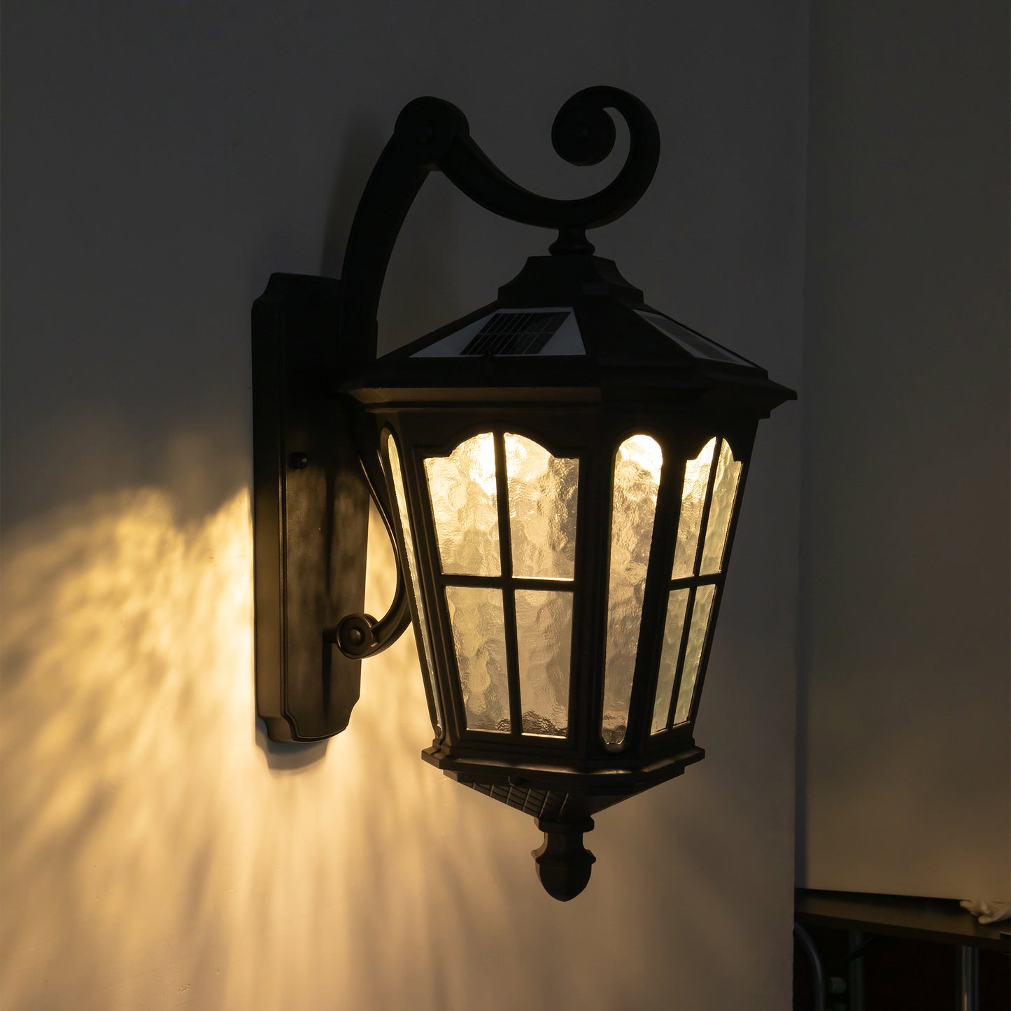 YANSUN Outdoor Wall Light IP65 Waterproof Aluminum LED Sconce 3000K-6000K Adjustable CCT Exterior Wall Lamp for Patio Porch Garden Gate Corridor
