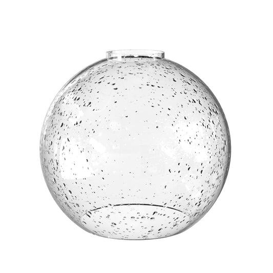 YANSUN 3-Pack Bubble Glass Globe Lamp Shades Clear Decorative Replacement