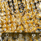 YANSUN 32in.Gold Crystal Chandelier 27-Light French Empire LED Bulbs Included Adjustable Chain 3000K Warm Light for Living Room Dining Room Foyer